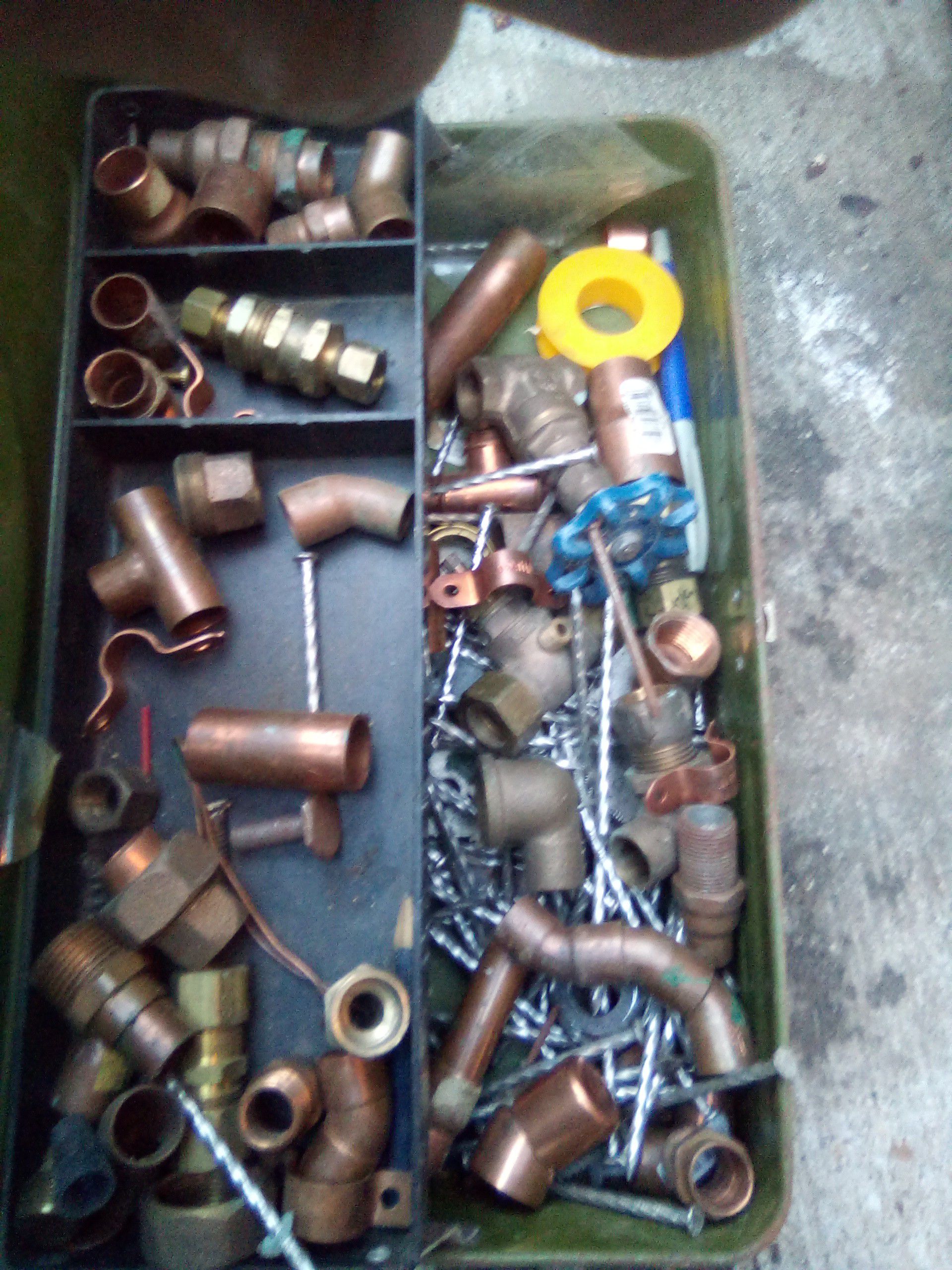 Copper, hammer drill, air compressor