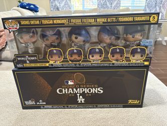 Dodgers 2024 World Series Funko pop 5 Pack