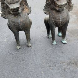 KHMER FOO DOGs (Bronze)