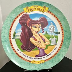 Disney Hercules Megara McDonald's Plate 1997 Vintage 