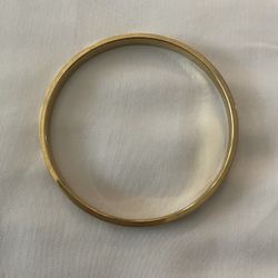 Monet -L Gold Tone Bangle Bracelet 