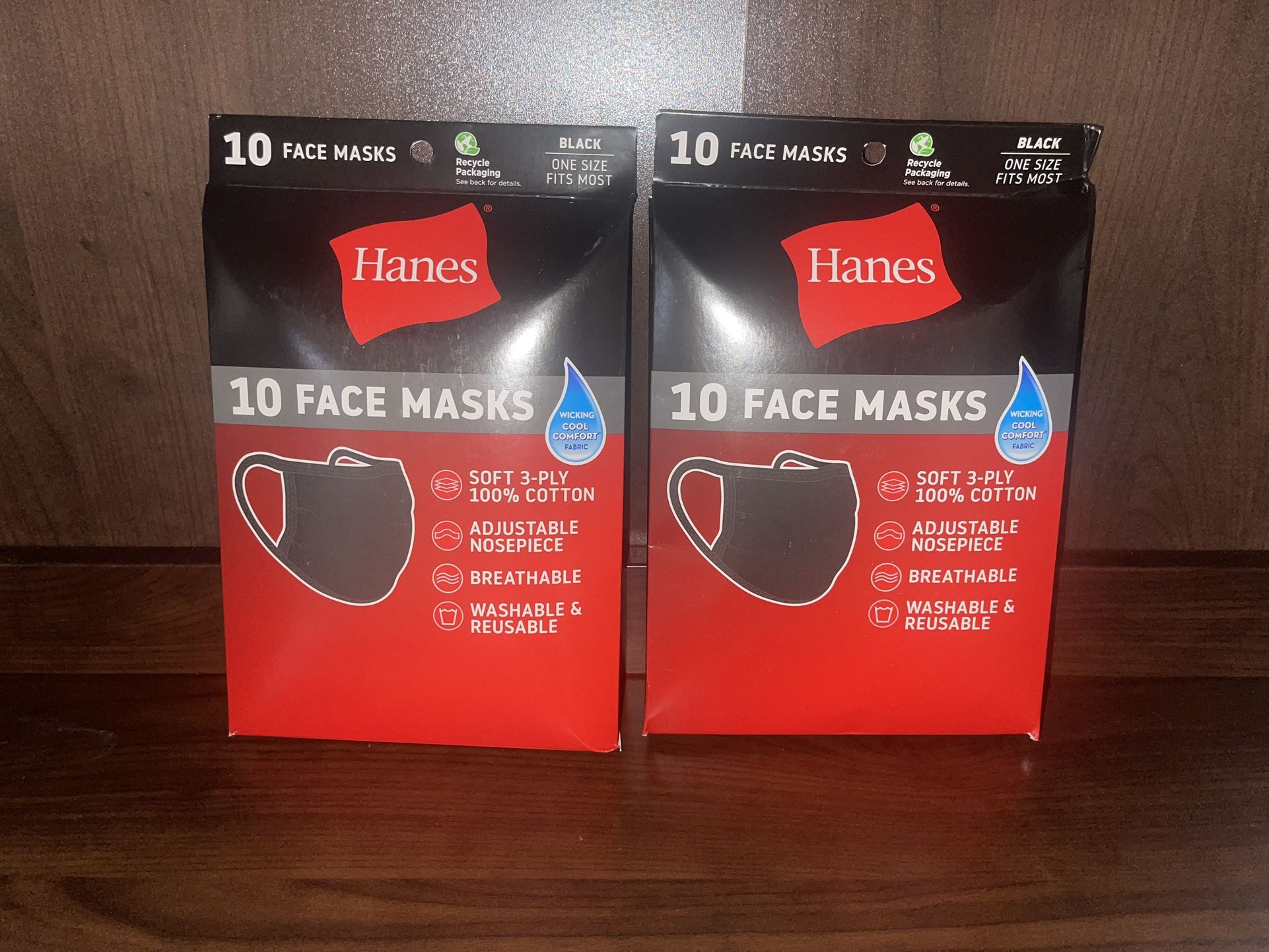 New Hanes Face Masks