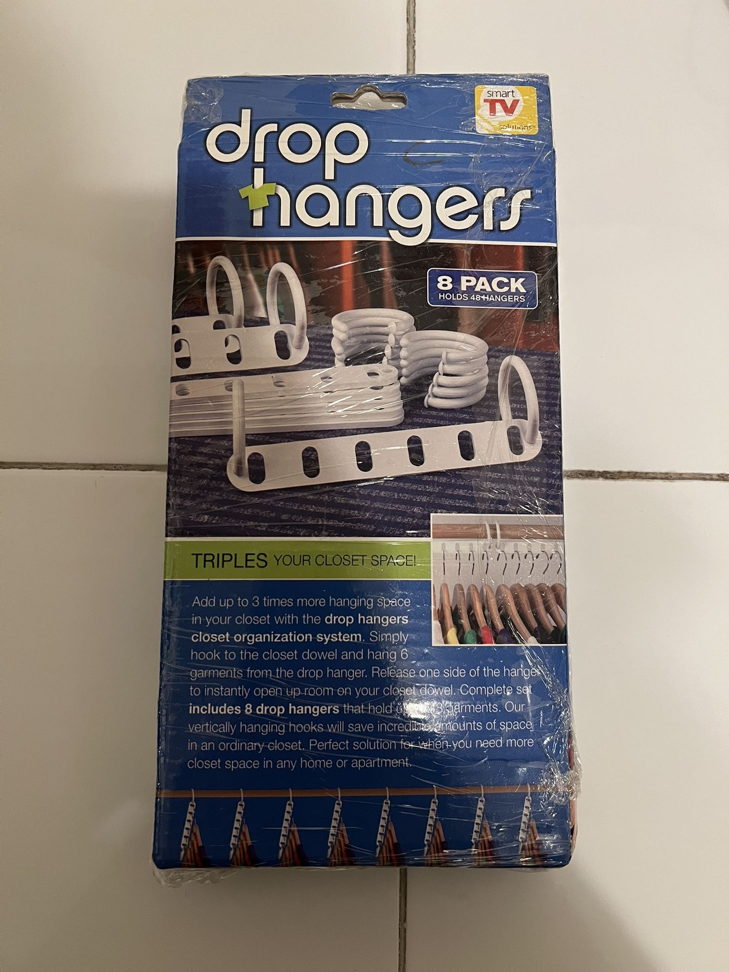 Drop Hangers (new, can hold 48 hangers)
