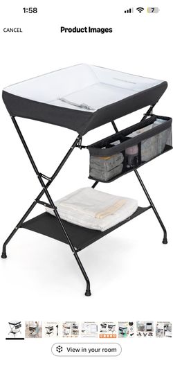 Portable baby changing station