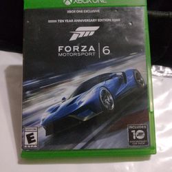 Xbox One Game Forza Motorsport 6 Use