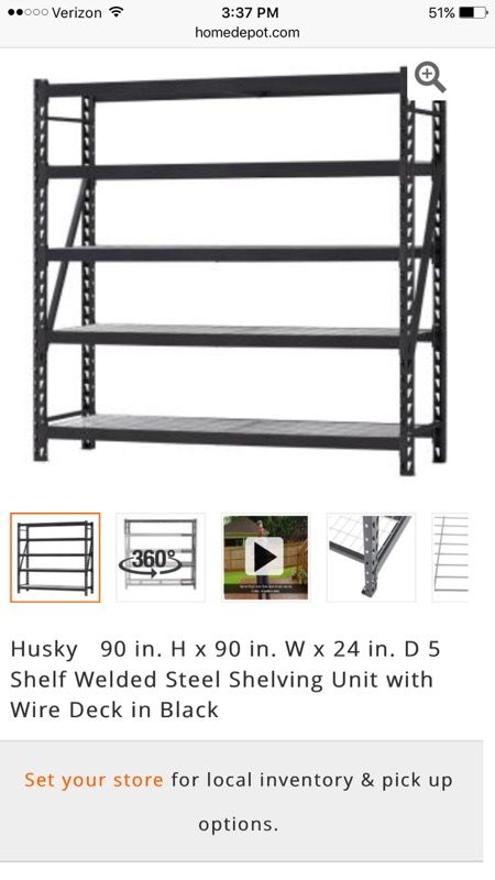 New Husky 90 X 24 Five Shelf Steel Shelving Unit Rack For New Husky 90 X 24 Five Shelf Steel Shelving Unit Rack For In Dacula Ga Offerup