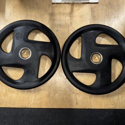 45LB NO BULL Rubber Coated Olympic Weights