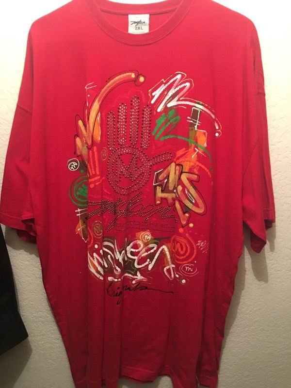 Miskeen hand painted shirt size 2xl