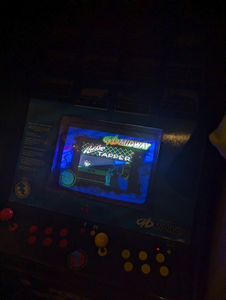 Midway Games Arcade Cabinet With 12 Games