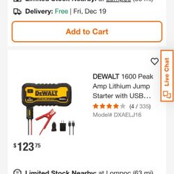 Dewalt Jumper Box (1600)