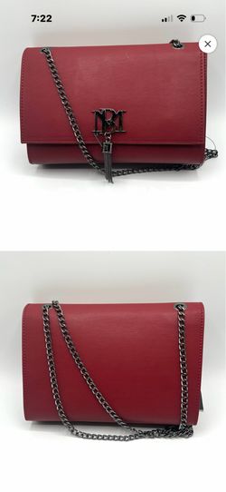 Badgley Mishka Red Vegan  leather handbag