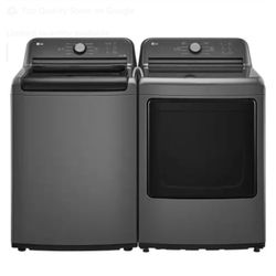 Lg Top Load Washer And Gas Dryer 