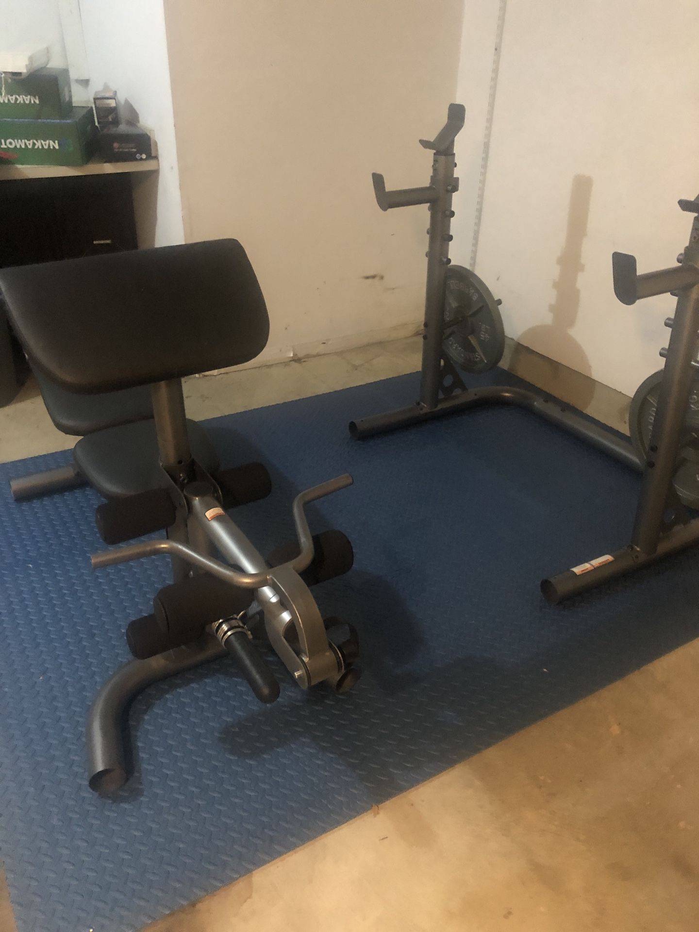 Weight Bench/rack With Weights