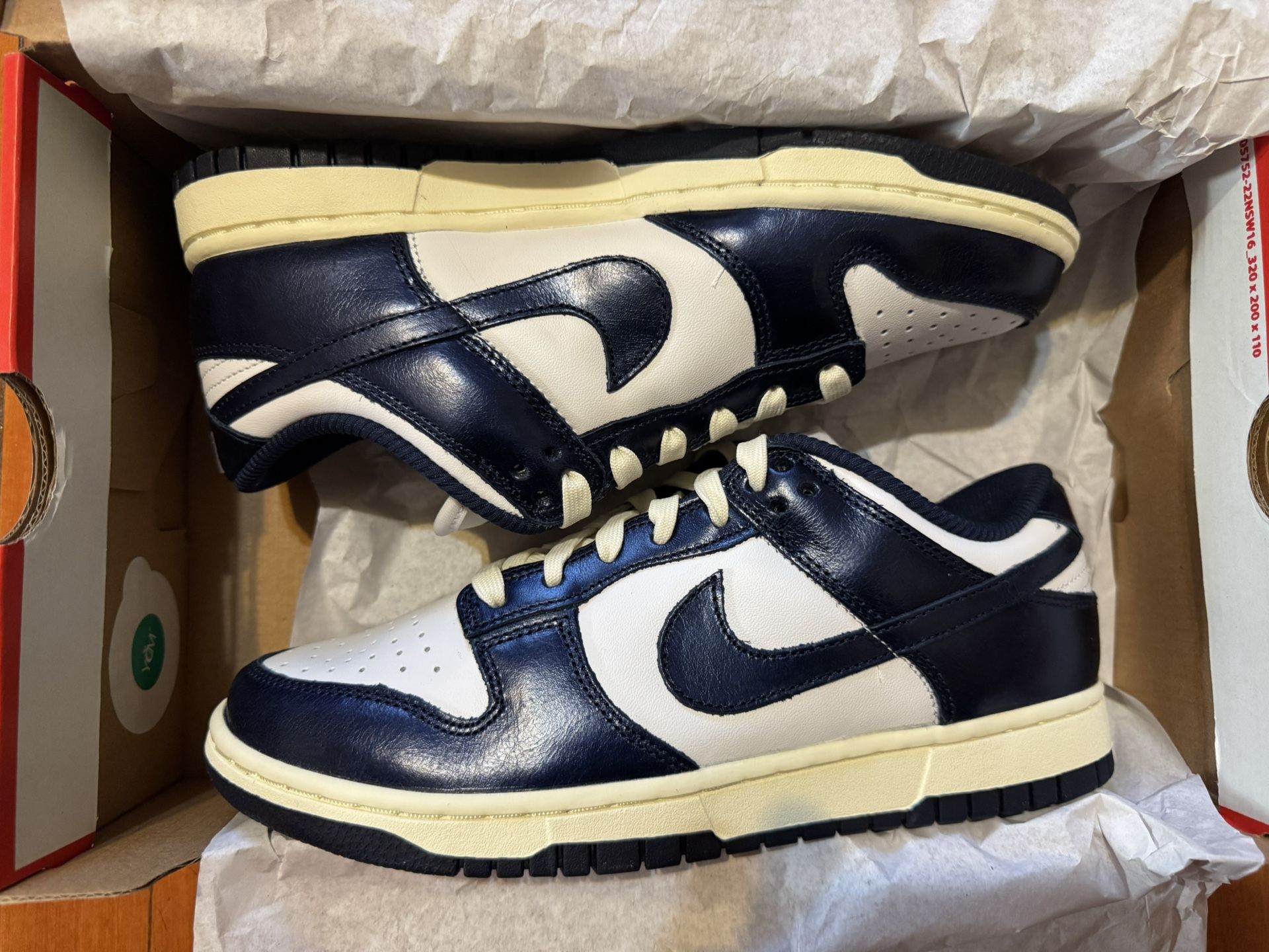 Nike Dunk Low Vintage Navy size 8.5 Women’s / 7 Men’s New