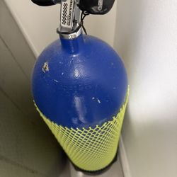 Steel 100 Ft.³ Scuba Tank With Tin Valve