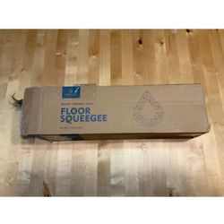 Yocada Floor Squeegee Scrubber 54in Long Adjustable Telescopic Pole Heavy Dut...