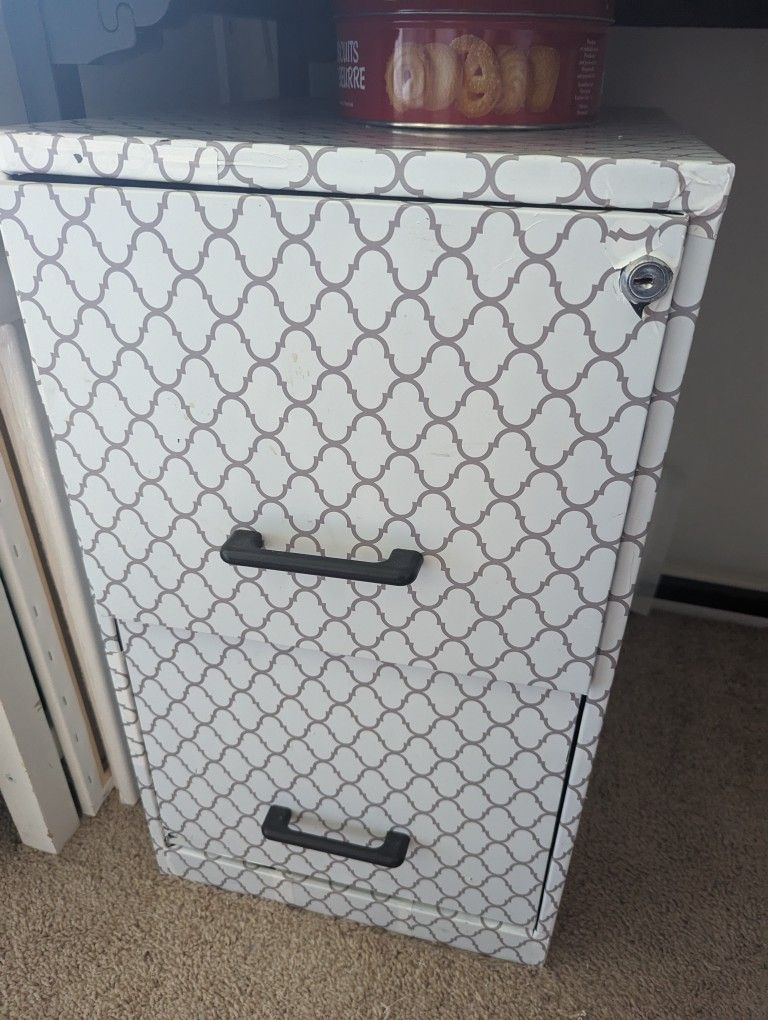 2 Draw File Cabinet 