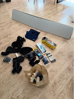 Free Ice packs, knee/shoulder/elbow braces and more