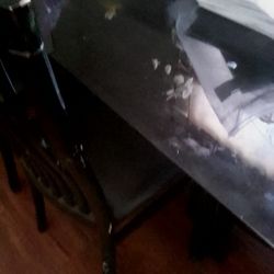 Glass Kitchen Table 
