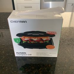 Chefman Compact Grill Brand New In Box