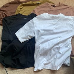 New 5 Packs Uniqlo Airism Crew Neck T Shirt  All Size S 