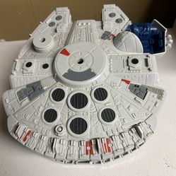 2011 Hasbro Star Wars Millennium Falcon spaceship toy.