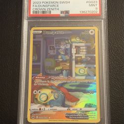 2023 Pokemon - SWSH Dunsparce #GG23/GG70 Crown Zenith PSA 9