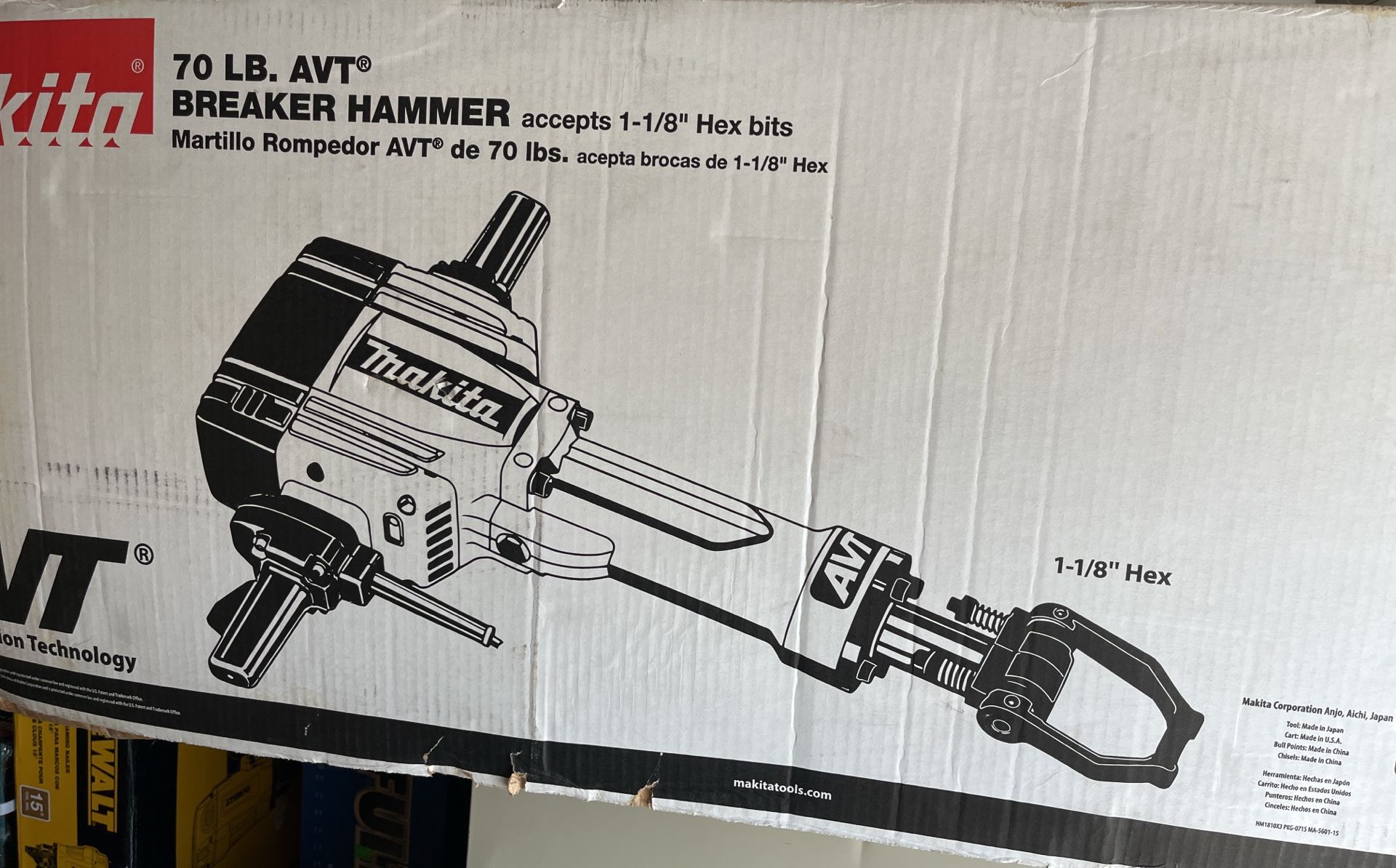 70 Lb Makita Braker Hammer