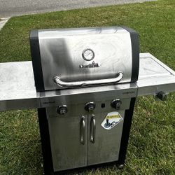 Char-Broil Commercial Series TRU-Infrared 3-Burner Gas Grill w/ Side Burner (Model #466243219)
