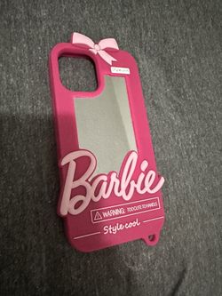 Case Barbie 3D Animation Cute Pink Phone with Make up Mirror iPhone 12 Pro Max