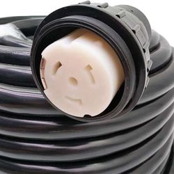 100 ft RV/Generator Power Cord with Adapter