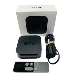 Apple TV 32GB 4K HDR 1st Gen Media Streamer + Remote - Black A1842