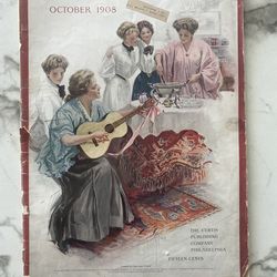 Antique Ladies Home Journal October 1908 Edition