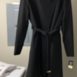 Michael Kors Ladies Black Wool Coat  —-Size XL  Never Worn