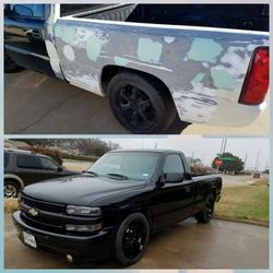 Se pintan carros , se pules focos y carros en garland