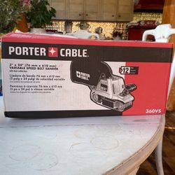 Porter Cable 3’’x24’’Variable Speed Belt Sander W/ Dust Collector 