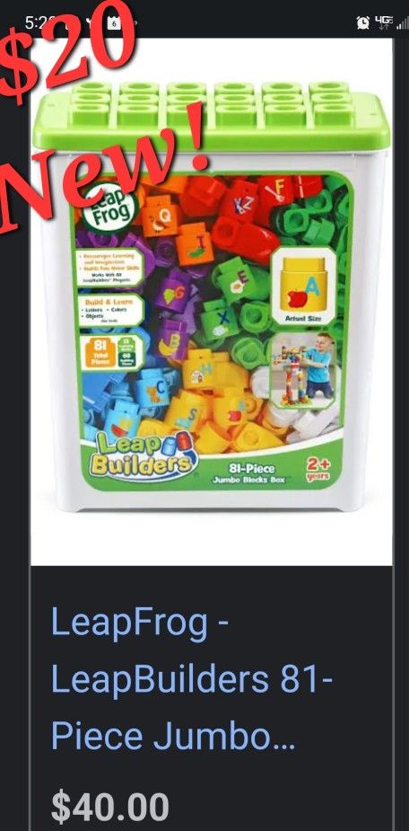 Leapfrog Interactive Blocks New!