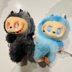 Blue And Gray Monster Plushies # Bundle 