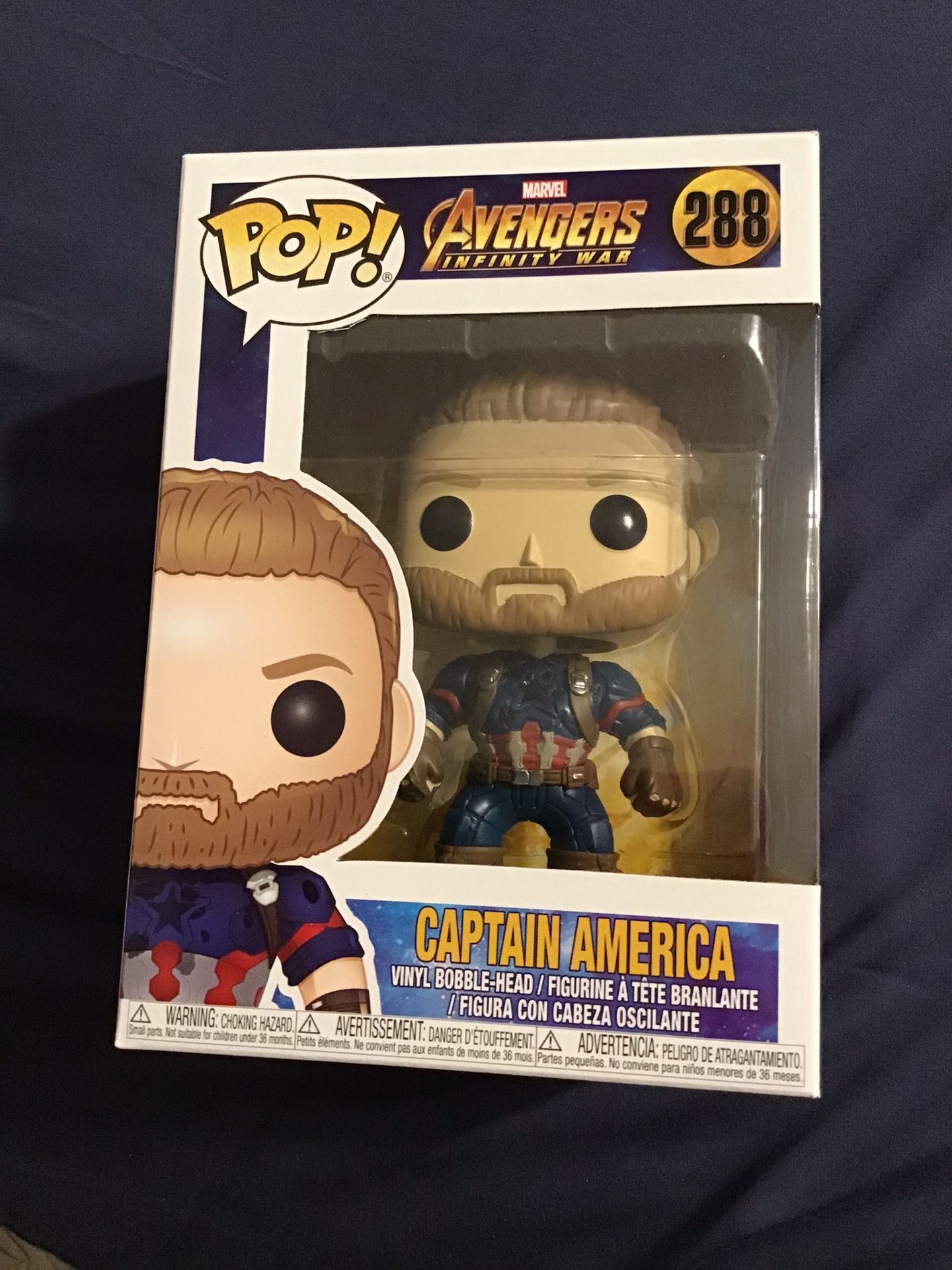 Marvel Avengers Infinity Wars POP’s Captain America And Groot