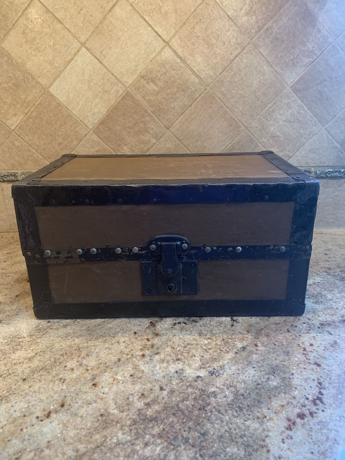 Antique Doll Carrying Trunk
