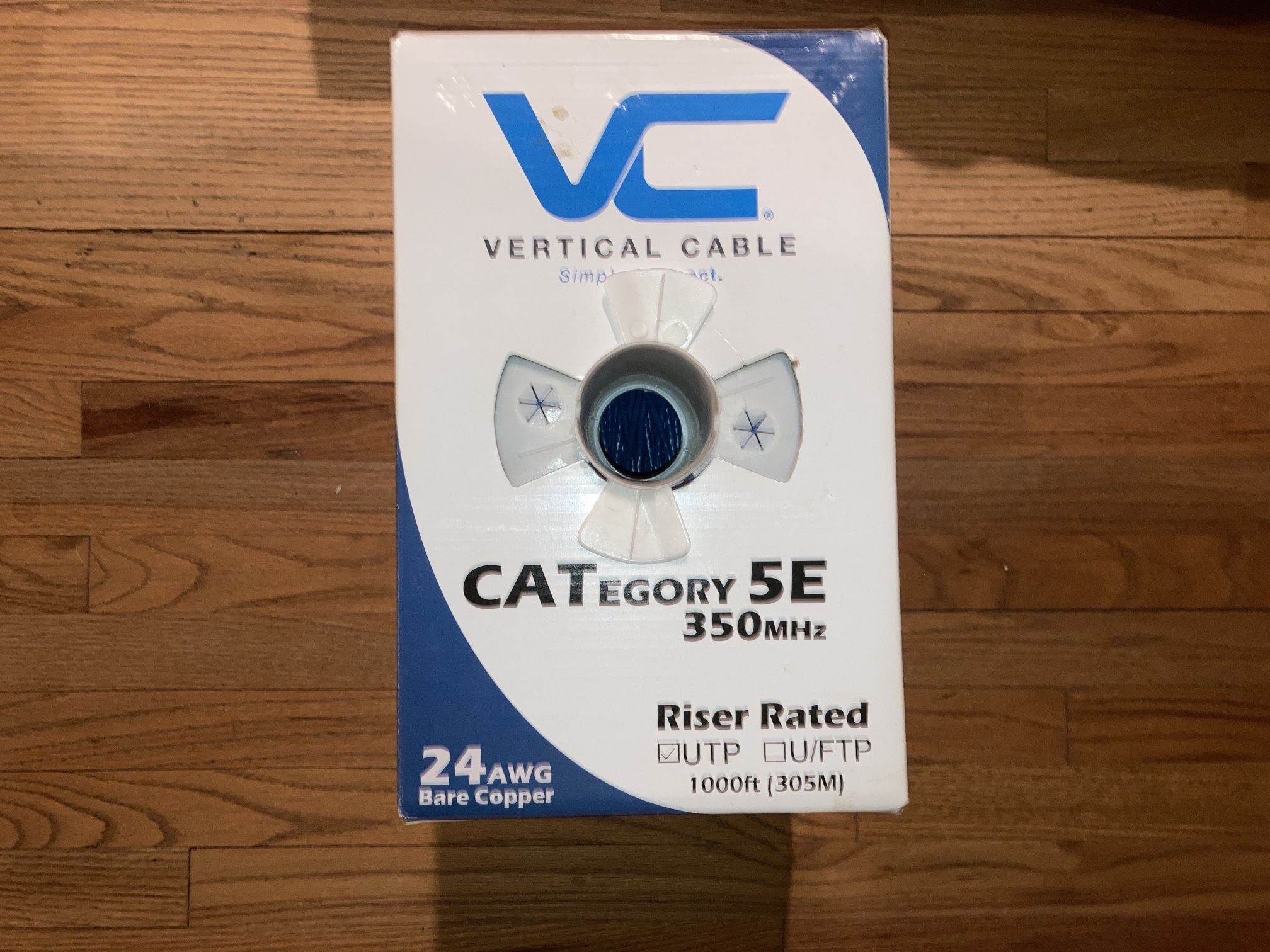 Cat 5E Bulk Ethernet Cable 500 Feet