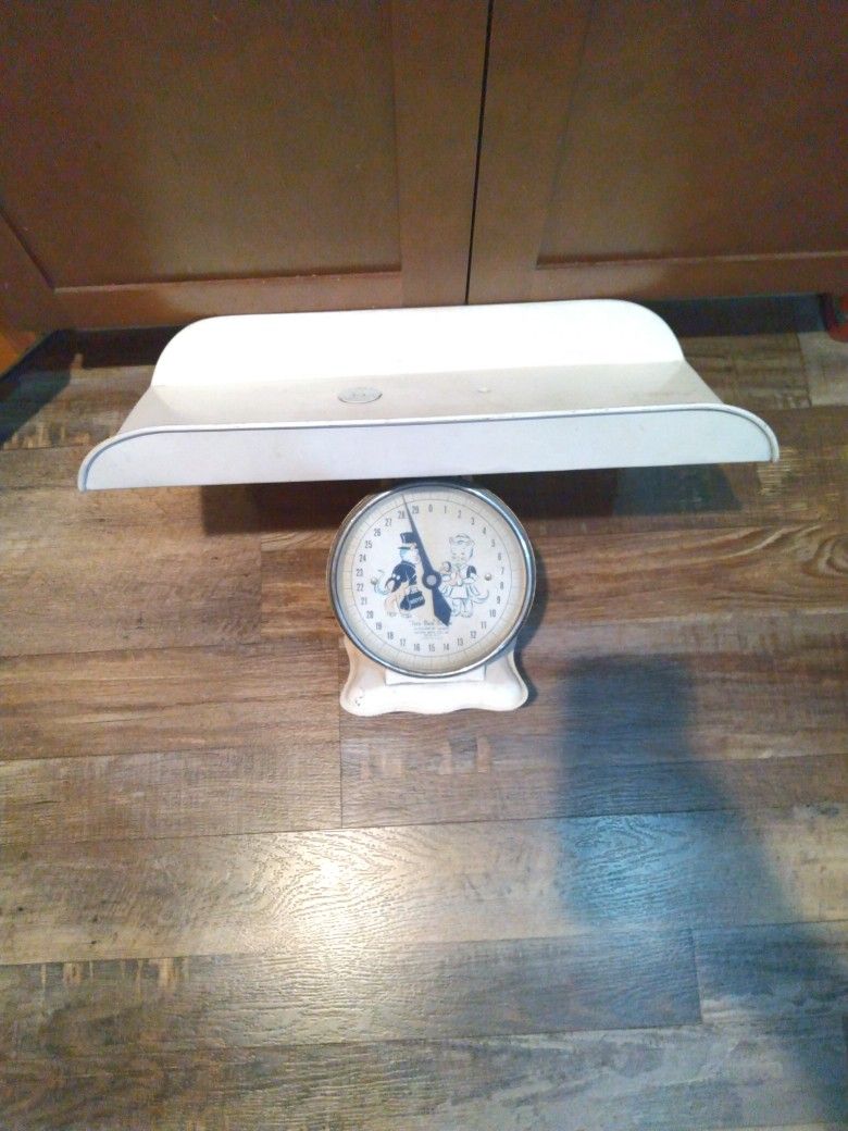 Antique Baby Scale