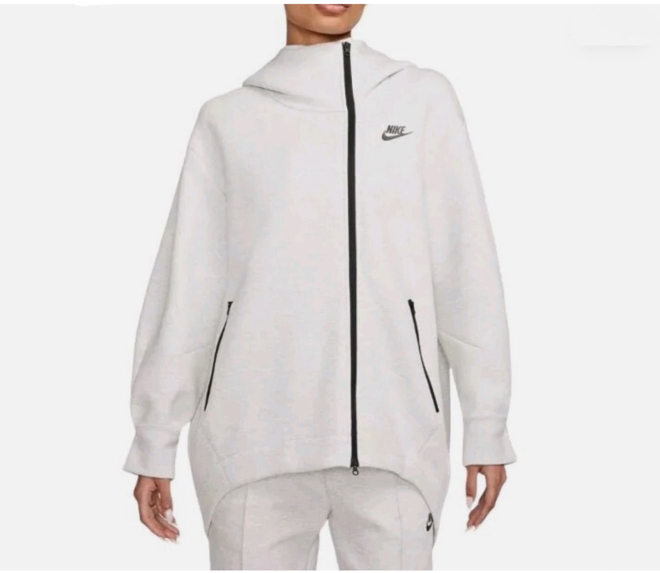 Nike Tech Fleece Oversized Extended Hoodie Cape – Youth/Modern Model, Size S (New)