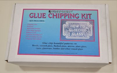 EtchMaster Glass Glue Chipping Kit - UNUSED Hide Glue & Dessicant (No Stencils)