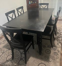 Pottery Barn Dining Table and Chairs
