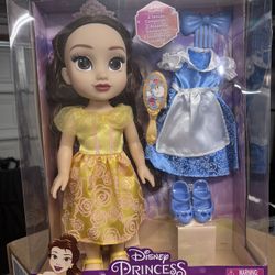 NEW Disney Princess Belle Doll w/ 2 Outfits – Beauty & the Beast Inspired! 