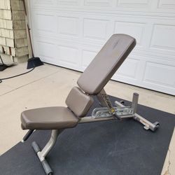 Life Fitness Adjustable Weight Bench for $150 Firm (WALNUT 91789)