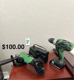 Drill and grinder $100.00 battery and charger