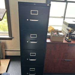 Four Drawer File Cabinet 
