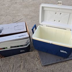 Retro igloo cooler